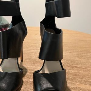 Open toed Aldo stiletto heels